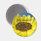Albern Oma! Magnet Geschenke Sunflowers Urlaub (Vorderseite/Rückseite)
