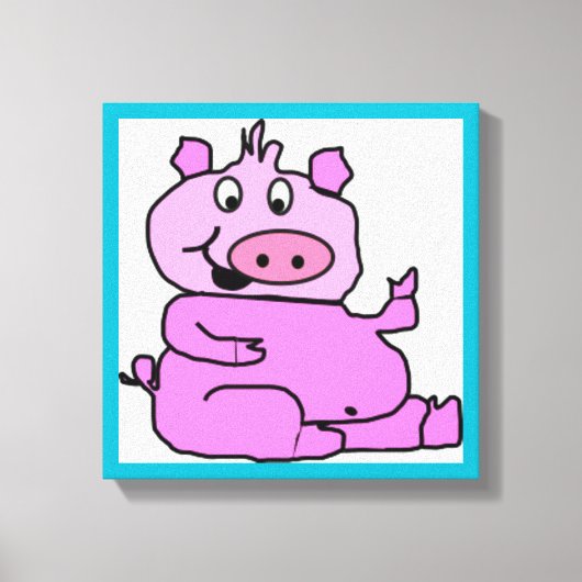 ALBERN PIGGY LEINWANDDRUCK (Vorderseite)