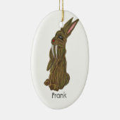 Albern Saber Tooth Rabbit Keramik Ornament (Rechts)