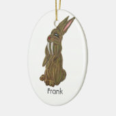 Albern Saber Tooth Rabbit Keramik Ornament (Links)