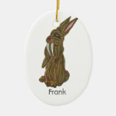Albern Saber Tooth Rabbit Keramik Ornament (Vorne)