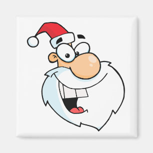 albern Santa Cartoon Magnet