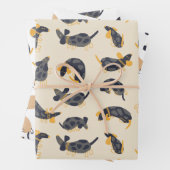 Albern Schlafende Dackel Hunde Geschenkpapier Set (Beispiel)