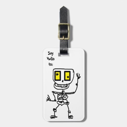 Albern Skully Gepäckanhänger (Vorderseite vertikal)