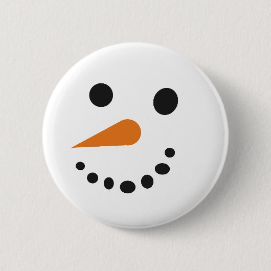 Albern Snowman Holiday Button (Vorderseite)