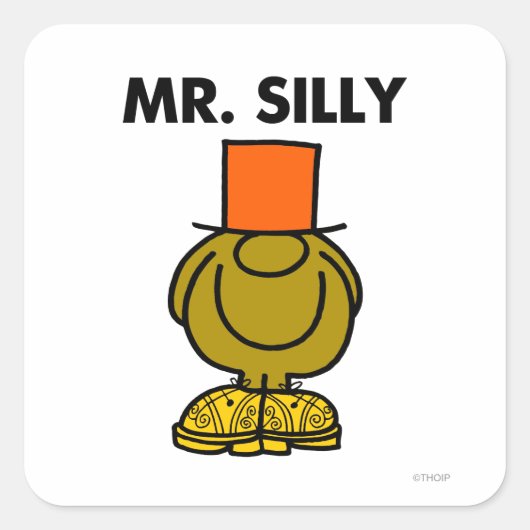 Albern | Verborgene Augen Quadratischer Aufkleber (Vorderseite)