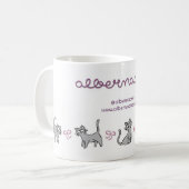 albernackie Tasse (Vorderseite Links)