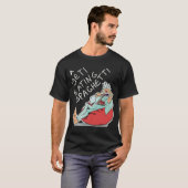 Alberne A Yeti Eating Spaghetti Illustration für a T-Shirt (Vorne ganz)