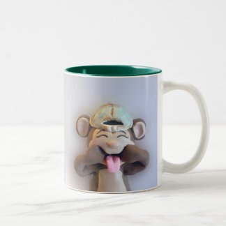 Alberne Affe-Tasse Zweifarbige Tasse