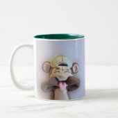 Alberne Affe-Tasse Zweifarbige Tasse (Links)