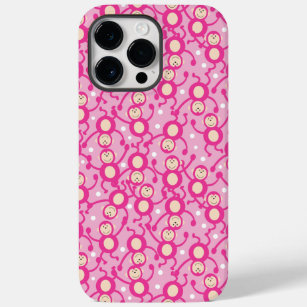 Alberne Affen in rosa Muster Spaß Niedliche Kinder Case-Mate iPhone 14 Pro Max Hülle