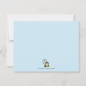 Alberne Affen Twins Foto Geburtstagseinladung Einladung (Rückseite)