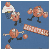 Alberne Basketballzeichen Stoff (Nahaufnahme)