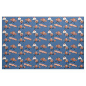 Alberne Basketballzeichen Stoff (Fat Quarter (45,7 x 55,9 cm))