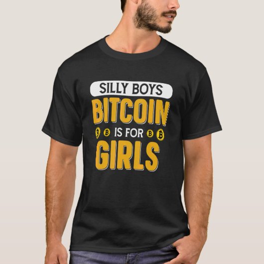 Alberne Boys Bitcoin ist für Girls Retro BTC Krypt T-Shirt (Vorderseite)