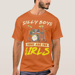 Alberne Boys Drums für Girls Funny Drummer Drums T-Shirt