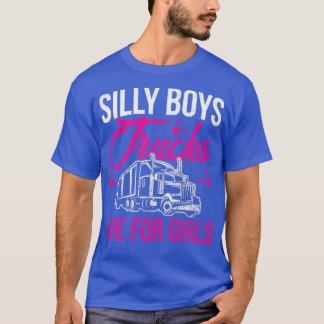 Alberne Boys Trucks sind für Girls ein lustiges Gr T-Shirt