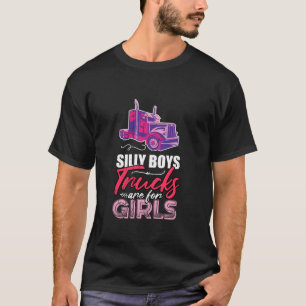 Alberne Boys Trucks sind für Girls Truck Driver Se T-Shirt