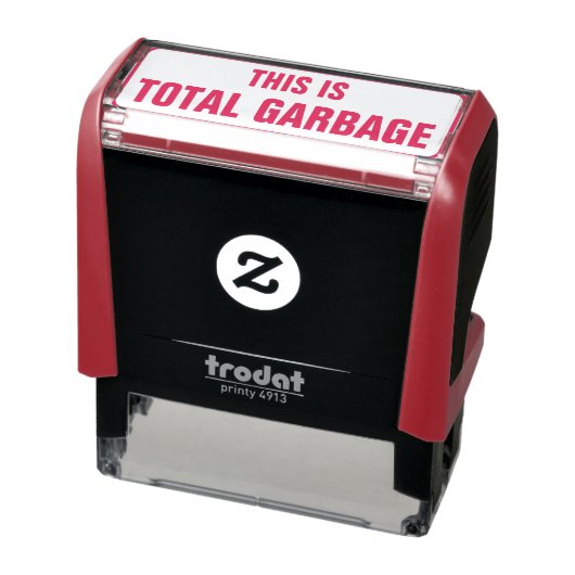 Alberne Briefmarke "This is total gARBAGE" Permastempel (Produkt)