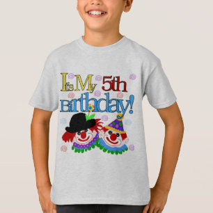 Alberne Clowns 5th Birthday Tshirts und Geschenke
