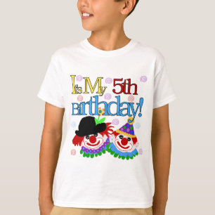 Alberne Clowns 5th Birthday Tshirts und Geschenke