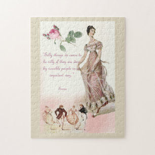 Alberne Dinge, Jane Austen inspiriert, Buchliebhab Puzzle