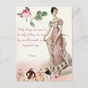 Alberne Dinge Postkarte