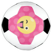 Alberne Emoji Polka Dots Fußball (Gedreht)