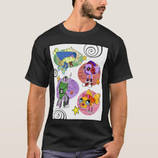 Alberne Fische in Schuhen T-Shirt