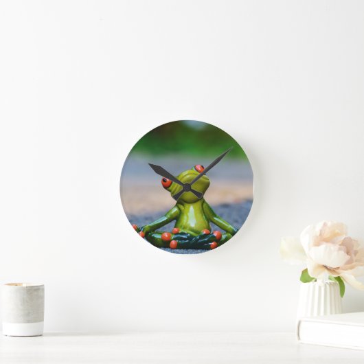 ***ALBERNE FLÄCHEN FROG*** KLOCK RUNDE WANDUHR (Zuhause)