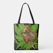 Alberne Fliege Entspannen in einer Baumschulterbeu Tasche (Rückseite)