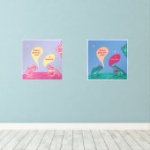 Alberne Froschkunst Bilderwand Sets (Holzboden)