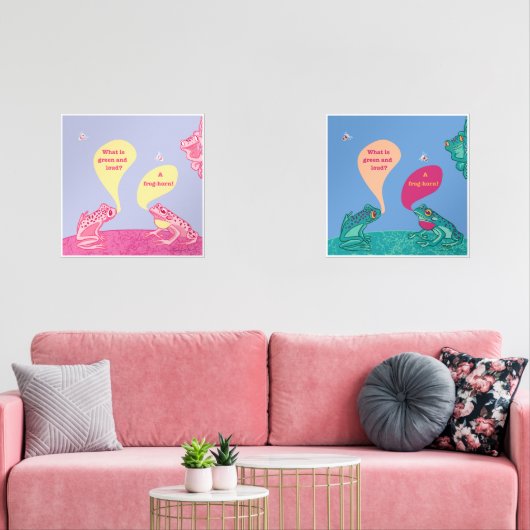 Alberne Froschkunst Bilderwand Sets (Wohnzimmer)