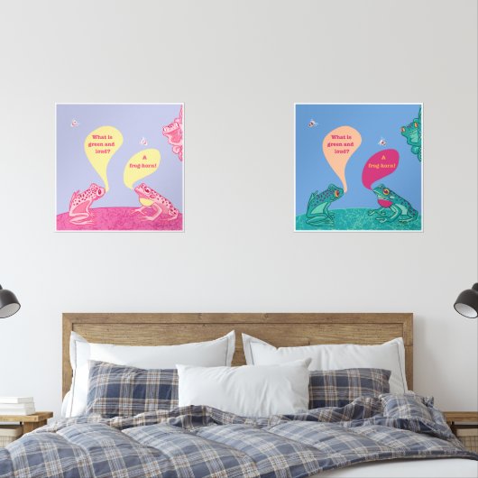 Alberne Froschkunst Bilderwand Sets (Schlafzimmer)