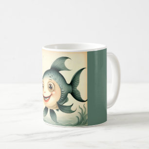 Alberne Funny Fish Kaffee Tasse