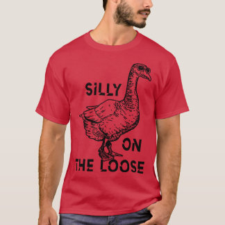 Alberne Gans auf den losen 3 T-Shirt