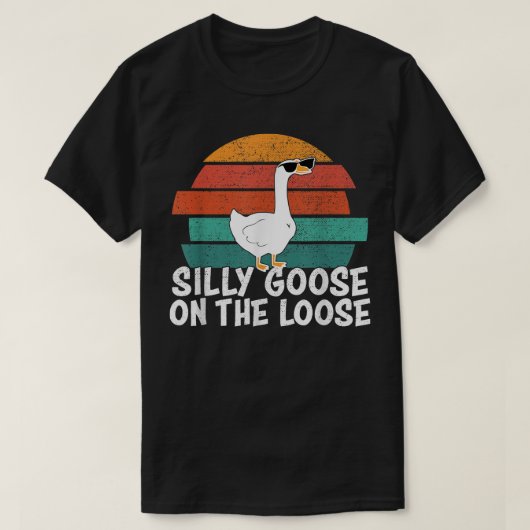 Alberne Gans auf der Lose T-Shirt (Design vorne)
