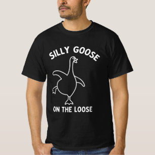 Alberne Gans auf der Lose T-Shirt