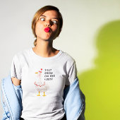 Alberne Gans auf der Lose T-Shirt