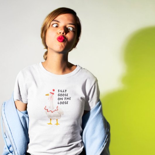 Alberne Gans auf der Lose T-Shirt