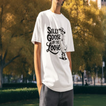 Alberne Gans auf der Lose