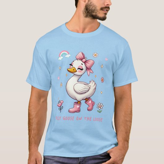 Alberne Gans auf der Lose T-Shirt (Vorderseite)