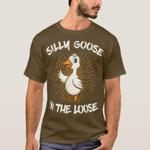 Alberne Gans auf der Lose T-Shirt