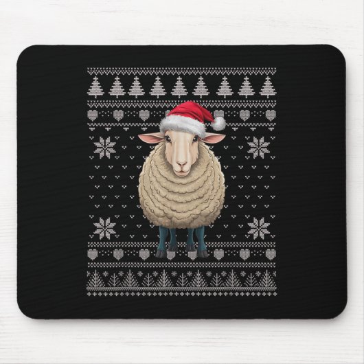 Alberne Gans auf der Lose Weihnachten Niedlicher M Mousepad (Vorne)