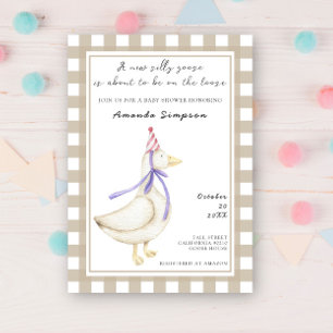 Alberne Gans-Baby-Party Einladung