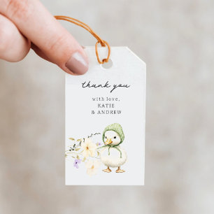 Alberne Gans-Baby-Party Geschenkanhänger