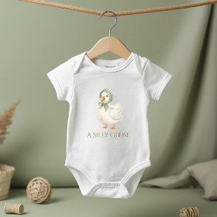 Alberne Gans Daisy Sage Grün Neutrale Babyparty Baby Strampler