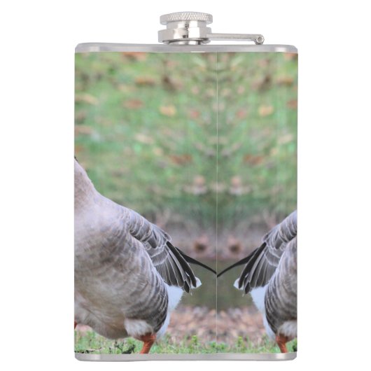 Alberne Gans Flachmann (Rückseite)