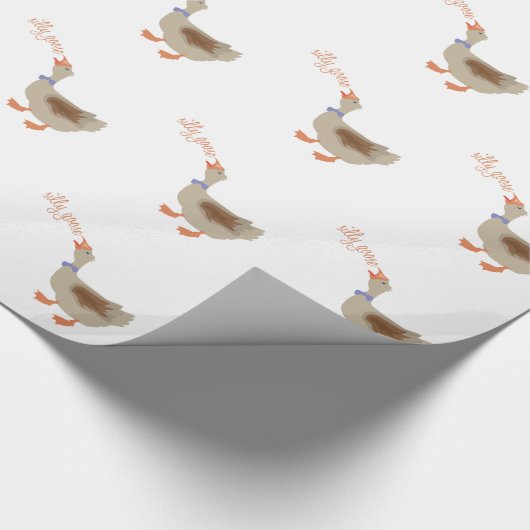 Alberne Gans Geschenkpapier (Ecke)