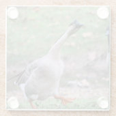 Alberne Gans Glasuntersetzer (Rückseite)